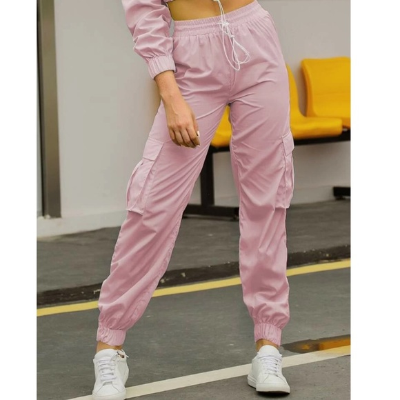 Drawstring Waist Cargo Pants - Picture 1 of 2